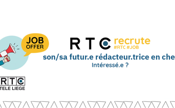 RTC-Télé Liège recrute son/sa futur.e rédacteur.trice en chef