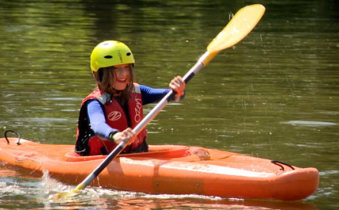 Un stage rafraichissant sur l'Ourthe ! 