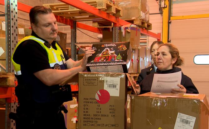 La douane vigilante en période de fêtes