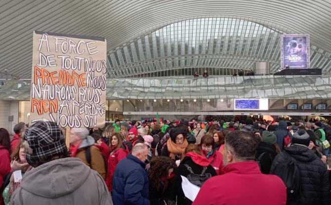 Près de 100.000 manifestants à Bruxelles: résumé de cette journée de manifestation