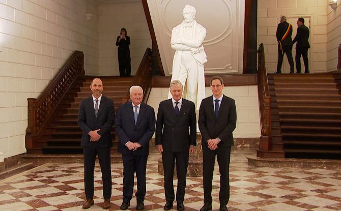 Visite royale : de l'hydrogène vert chez John Cockerill