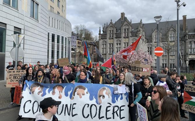 Environ 400 personnes dans les rues de Liège contre la discrimination et le racisme