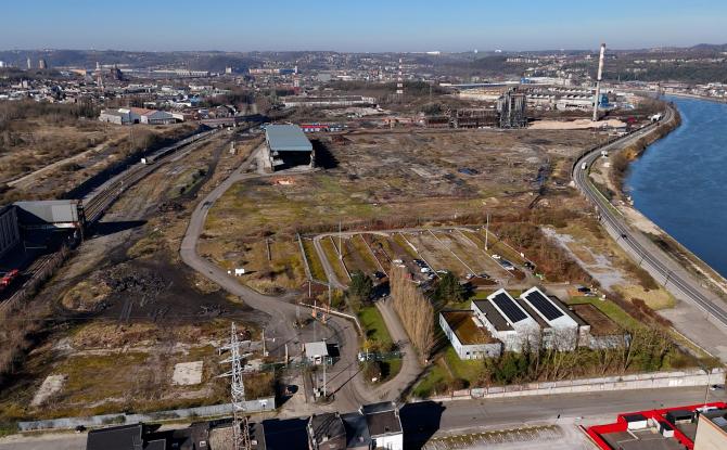 L'ex-cokerie d'Ougrée, un parc économique en 2028