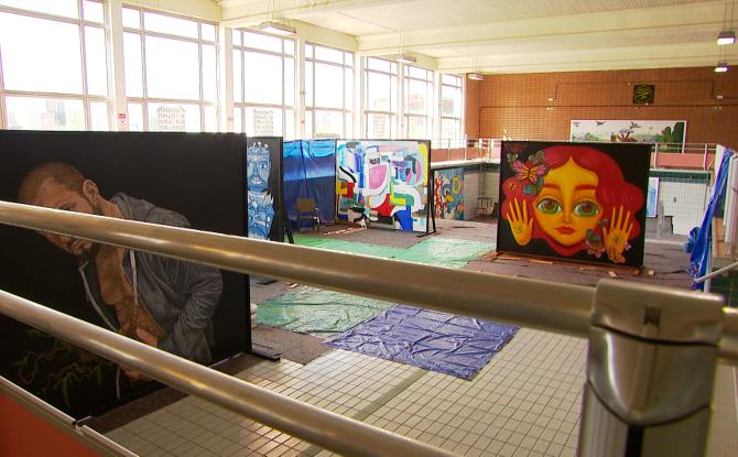 Khrôma: une exposition d'art urbain à l'Ancienne Piscine de Hannut