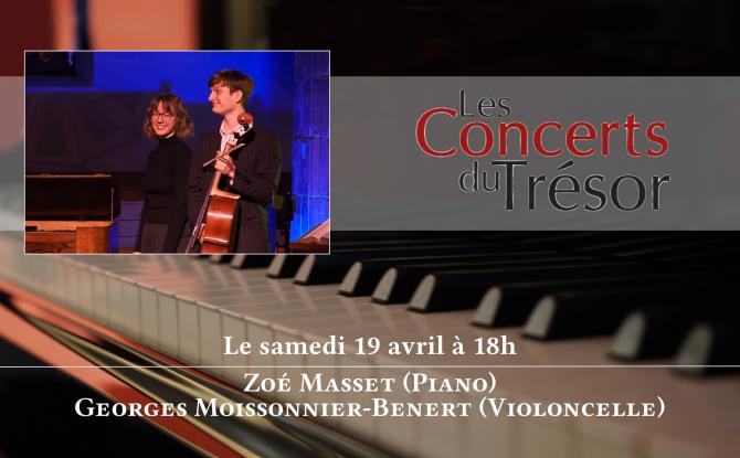 Concert du trésor : la saison reprend le 19 avril