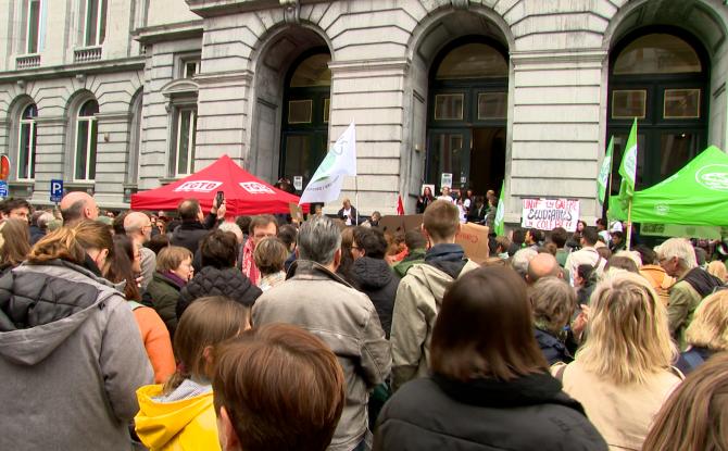 L'ULiège rassemblée contre les réformes gouvernementales