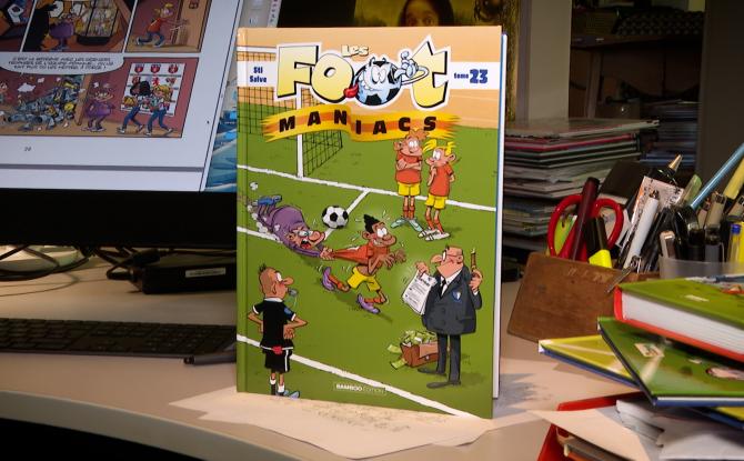 Foot Maniacs : la BD humoristique dessinée par le Liégeois Olivier Saive