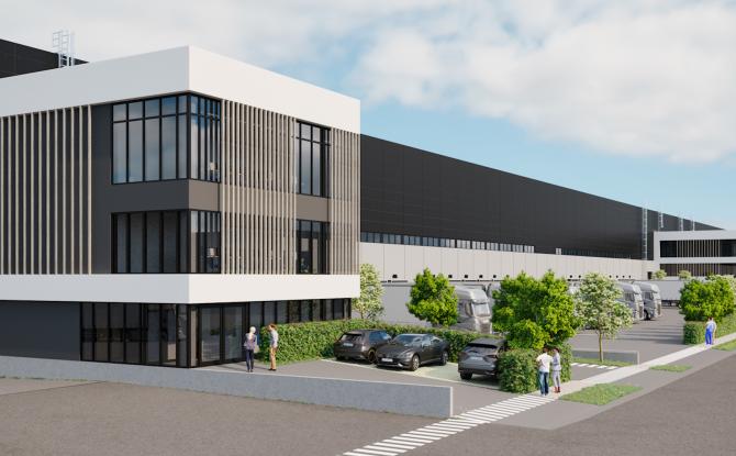 Nouveau centre logistique de 40.000 mètres carrés à Herstal