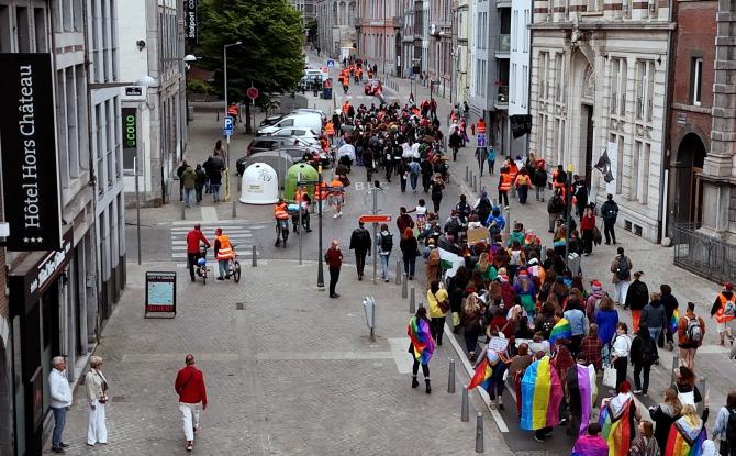 La Pride s'impose dans les rues de Liège