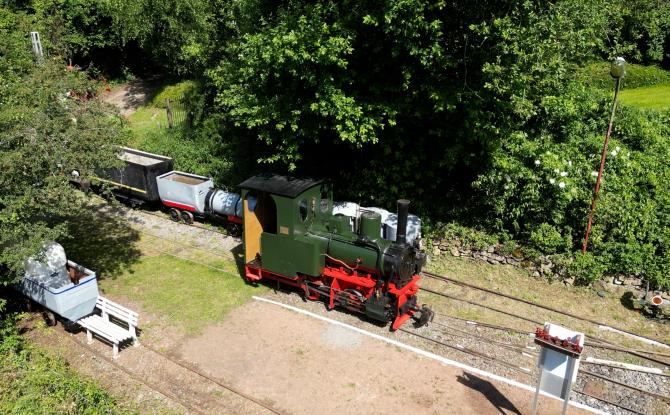 Une locomotive vapeur entièrement restaurée et en ordre de marche