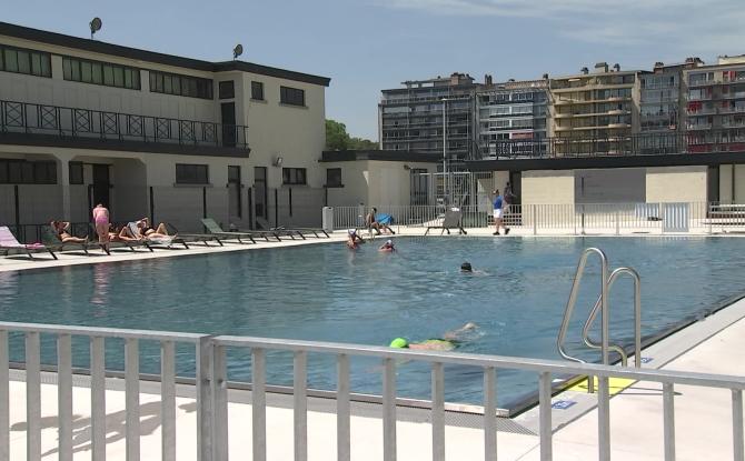 La piscine extérieure de Huy est ouverte