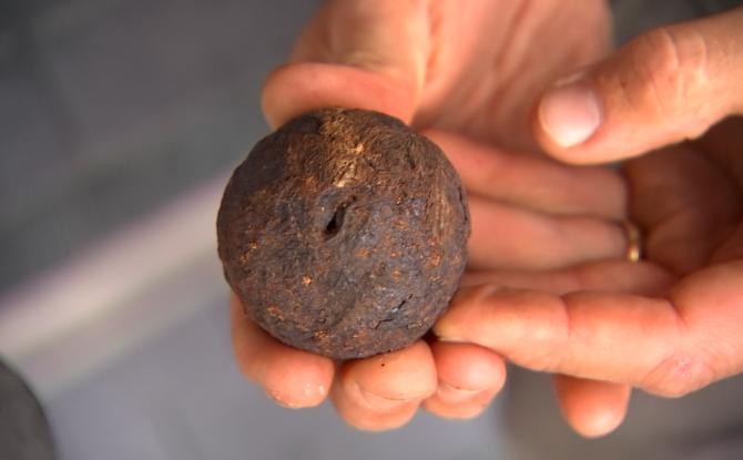 Un boulet pas très liégeois à Saint-Christophe