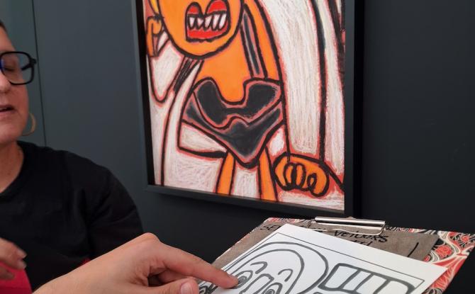 Quand l'art se touche !