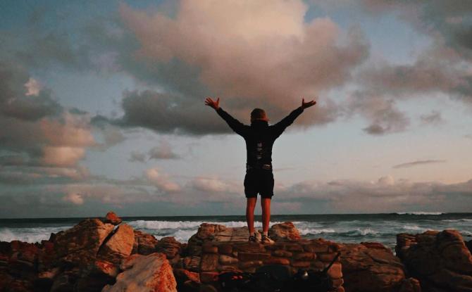 Après 18000 km à pédaler, Yanis Carrier est arrivé en Afrique du Sud