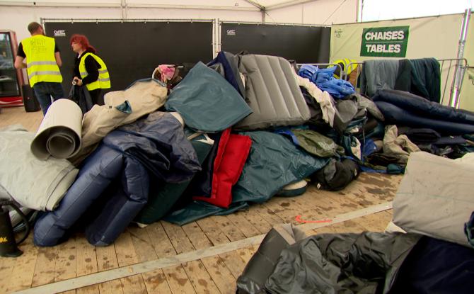 Les Ardentes : une seconde vie pour le matériel de camping abandonné