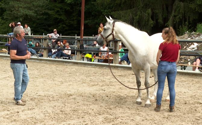 Jean-François Pignon en visite au Moulin de Bosson