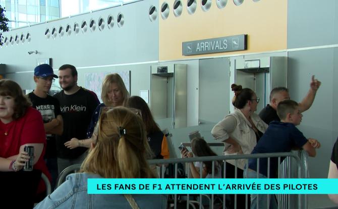 Les fans de F1 attendent les pilotes
