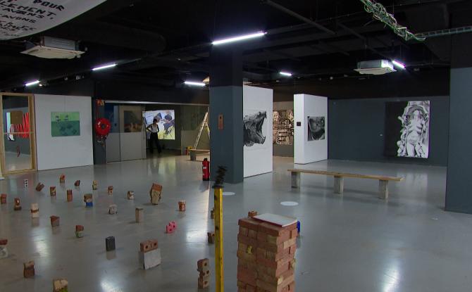 Une expo d'étudiants dans l'ancien Décathlon à l'îlot Saint-Michel