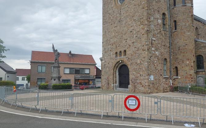 Verlaine : travaux de sécurisation à l'église Saint-Remy