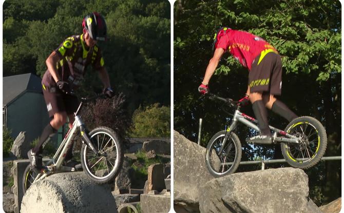 Ugo et Alexis Theunissen, les as du vélo trial
