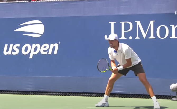 Raphaël Collignon au 3e tour de l'US Open (vidéo)