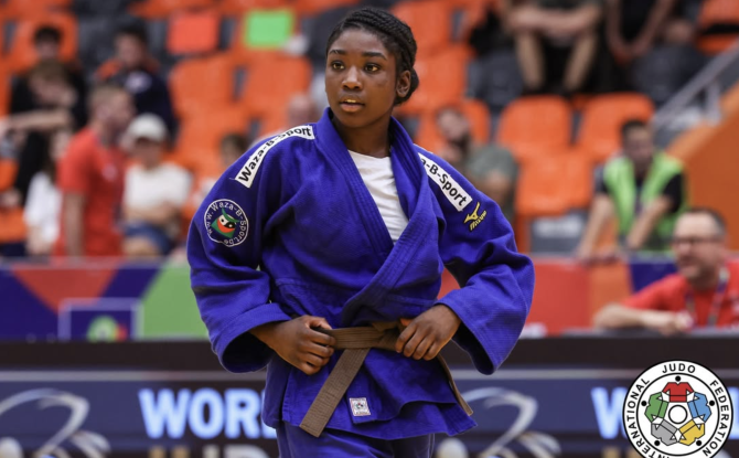 Maëlys Dapa vice-championne du monde de judo!