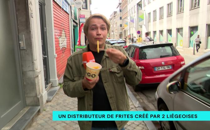 Un distributeur de frites créé par 2 Liégeoises
